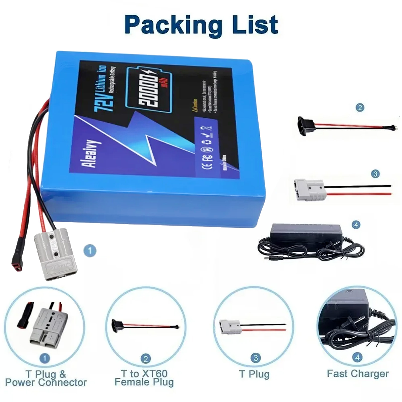 Batteria al litio per bici Ale - 60V 30Ah Electric Scooter Battery recensione e prezzo